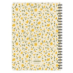 Cahier d’Écriture à Spirale au Motif Floral