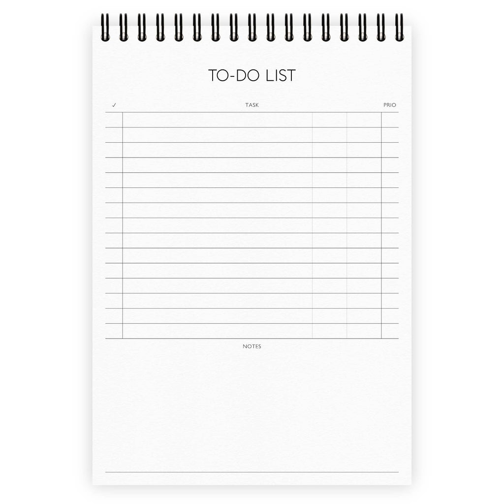 To Do List à Spirale Vintage