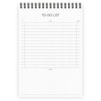 To Do List à Spirale Motif Floral