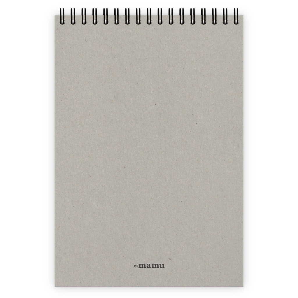 To Do List à Spirale Motif Floral