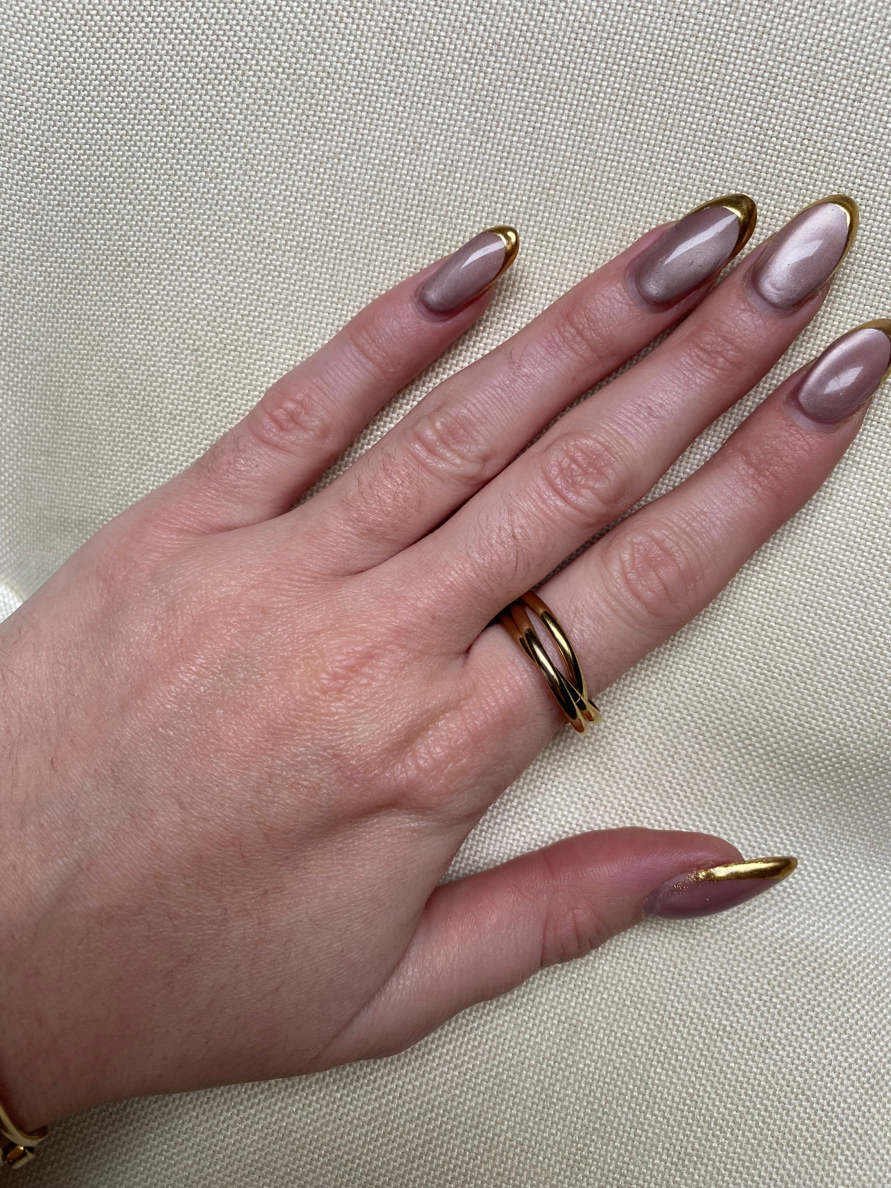 Bague Sérénité à trois Anneaux