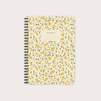 Cahier d’Écriture à Spirale au Motif Floral