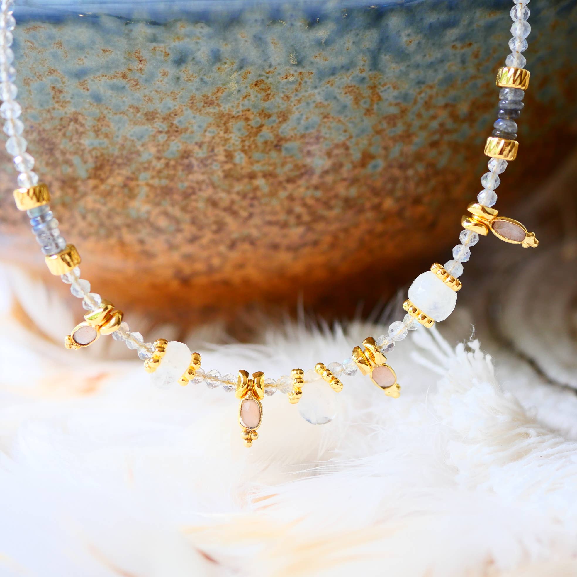 Collier Jyoti en Pierre de Lune