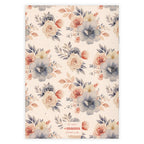 Cahier d’Écriture à Motif Floral style Aquarelle