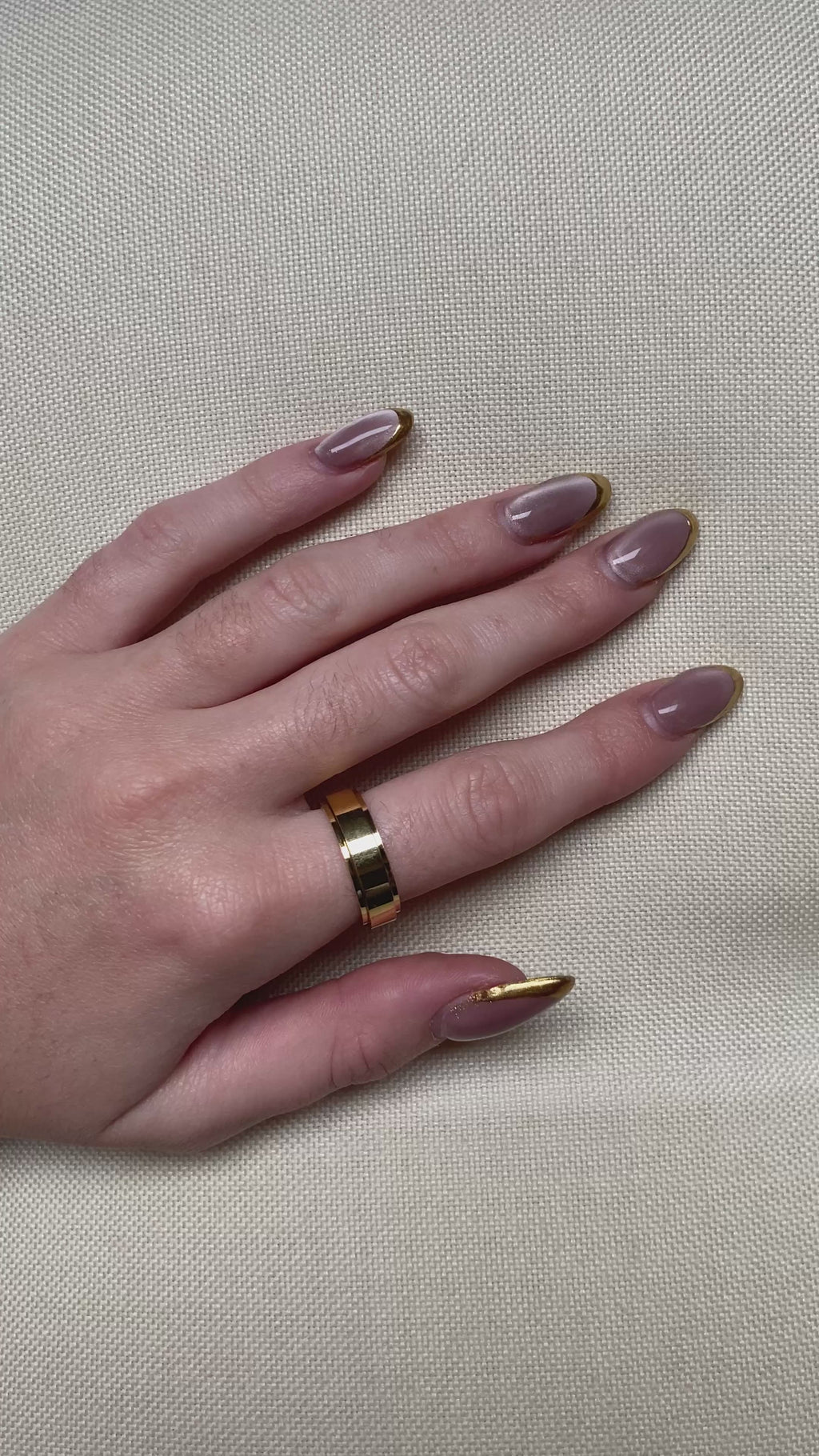 Bague Rolling Dorée